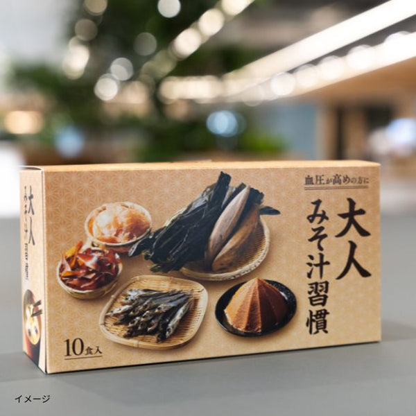 「大人みそ汁習慣 10食セット（なすと油揚げ・ねぎとわかめ）」