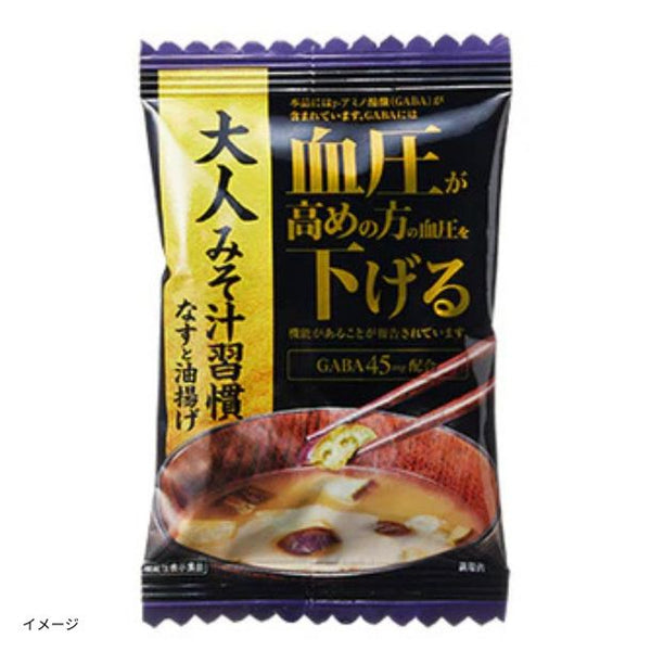 「大人みそ汁習慣 10食セット（なすと油揚げ・ねぎとわかめ）」
