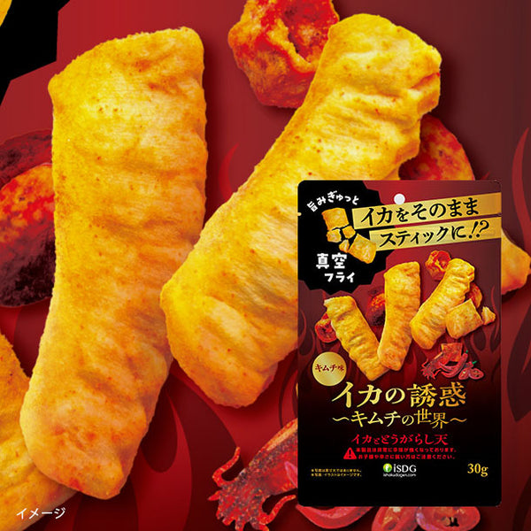 「イカの誘惑 イカ＆唐辛子天ぷら キムチ味」