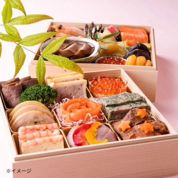 2025おせち「美食良菜 和洋二段重」