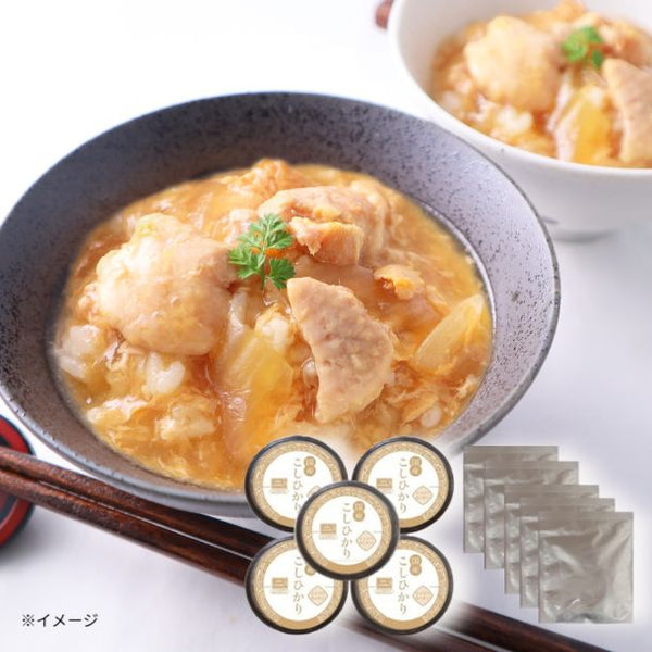 「博多華味鳥 料亭の親子丼セット」