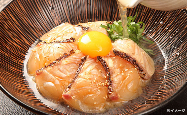沼津産「マダイ皮目湯引き刺身」