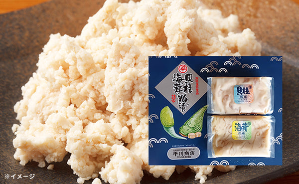 「粕漬詰合（貝柱・海茸）」
