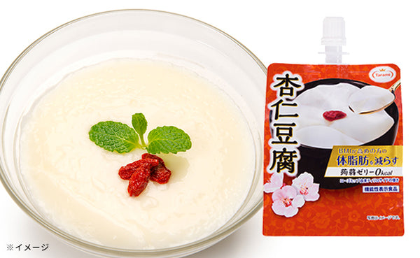 たらみ「体脂肪を減らす蒟蒻ゼリー 0kcal杏仁豆腐」