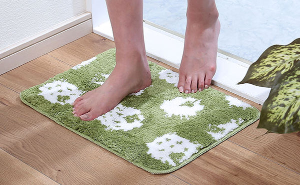 「吸水ふわふわバスマット ひつじ」