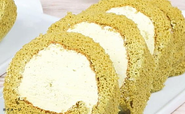 「カットロールケーキ 抹茶」