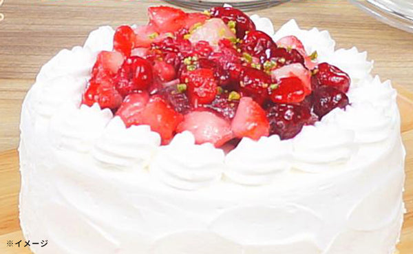 「苺とラズベリーのショートケーキ 5号」