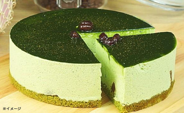 「八女抹茶の 抹茶ケーキ 黒糖わらび餅入り 5号」