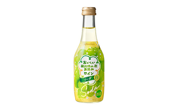 メルシャン「訳あり おいしい酸化防止剤（※）無添加ワイン ソーダ 白」