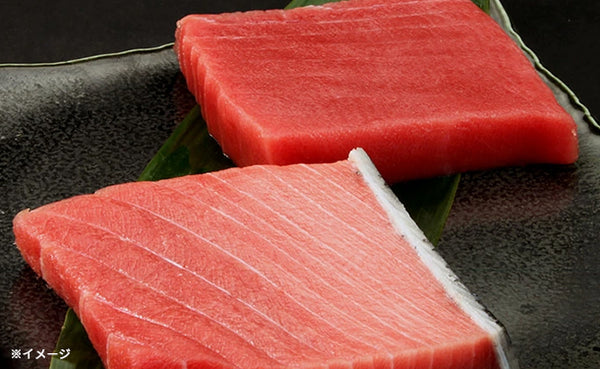 「本マグロ中トロ赤身セット」