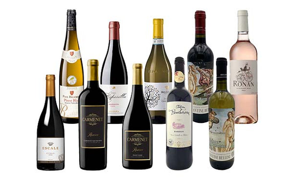 「ブドウ品種飲み比べ！赤白ロゼ10本セット」