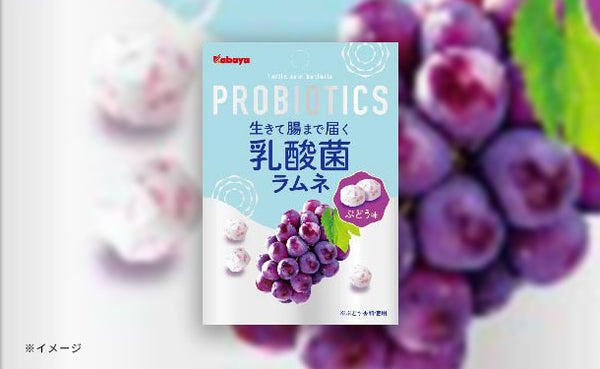 カバヤ「乳酸菌ラムネ（ぶどう味）」