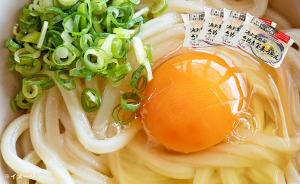 「池上製麺所釜玉うどん」