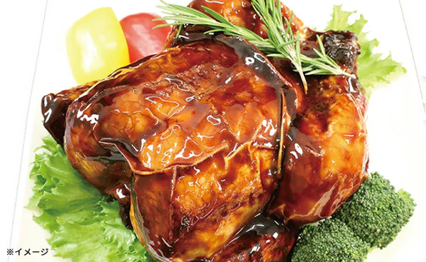 「水郷赤鶏のローストチキン丸焼」
