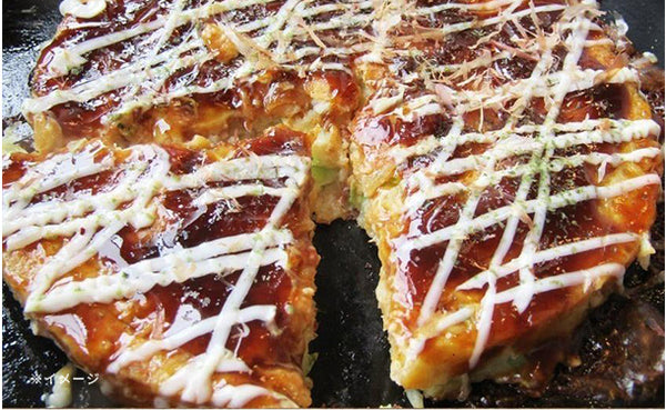 「レンジで簡単 お好み焼き」