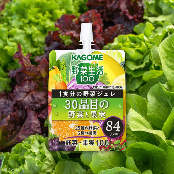カゴメ「野菜生活100 1食分の野菜ジュレ 30品目の野菜と果実」