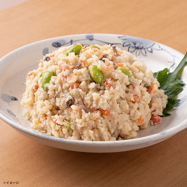 「干しえびと枝豆の卯の花和え」