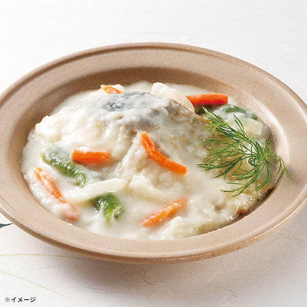 「あじクリームソース煮」
