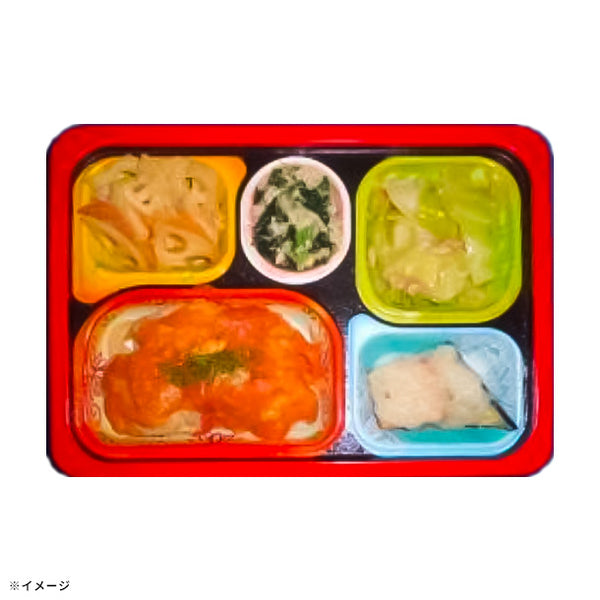食卓便「塩分ケア食 鶏のトマトソースとじゃか芋洋風煮」