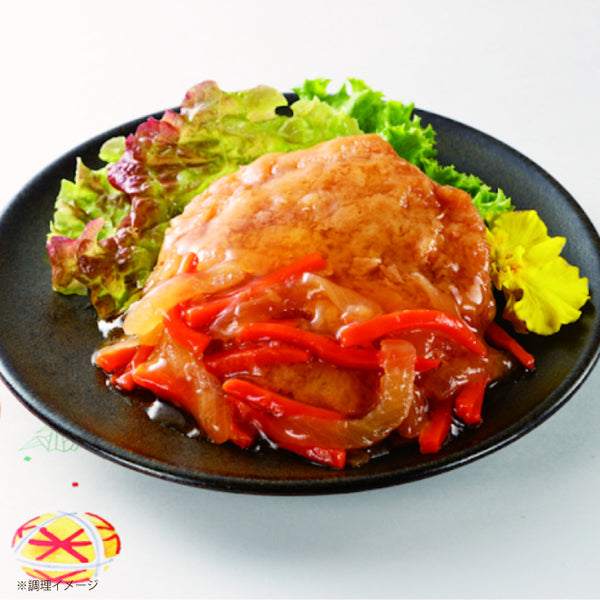 「いかメンチかつ野菜あんかけ」