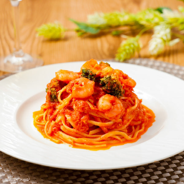 俺のイタリアン「渡り蟹と海老のトマトクリームソースパスタ」