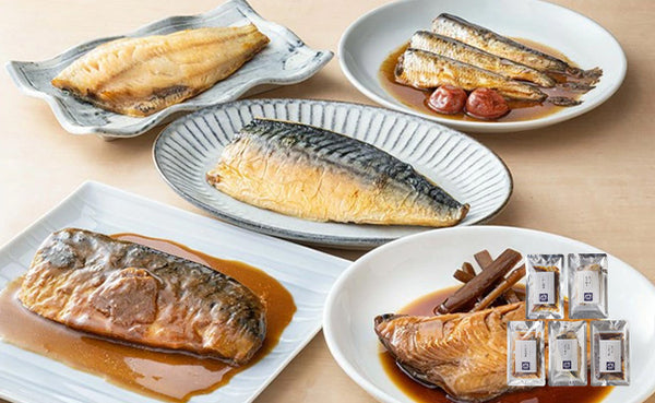 大戸屋「焼魚2種・煮魚3種セット」