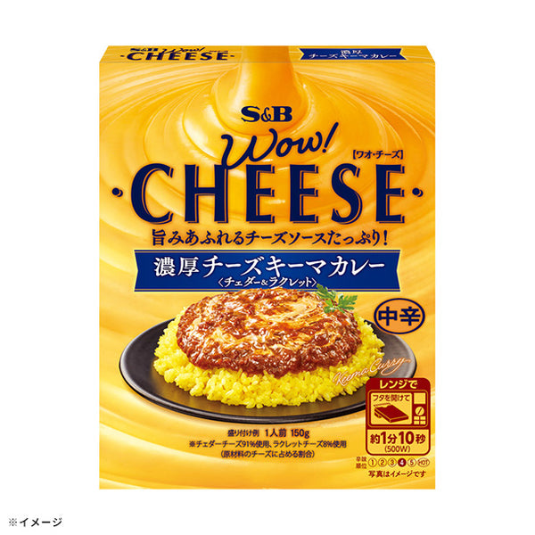 エスビー食品「WOW！CHEESE 濃厚チーズキーマカレー 中辛」