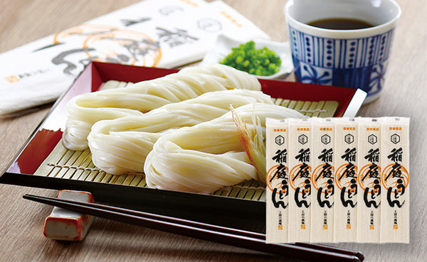 「秋田稲庭うどん 乾麺」80g×6袋（47A-203）