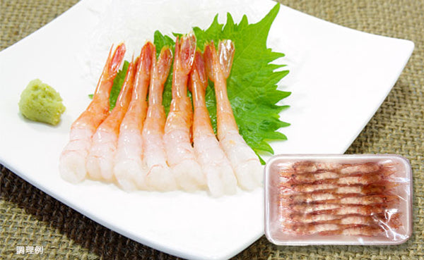 北海道産「ボタン海老 有頭中むき（生食用）」