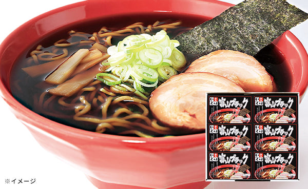 「富山ブラックラーメン「いろは」醤油味12食（MR55P1289A）