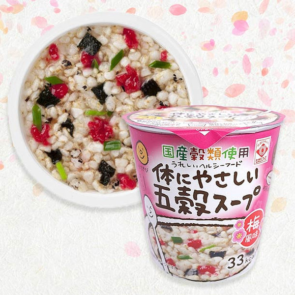 ヒガシマル「体にやさしい五穀スープ 梅風味」