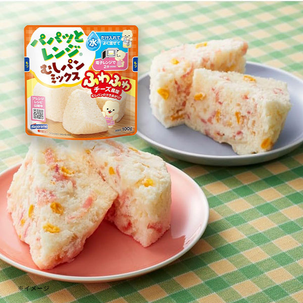 はごろもフーズ「パパッとレンジむしパン ふわふわチーズ風味」