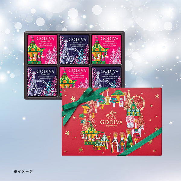 GODIVA「ウィンターワンダーズ カレアソートメント（6枚入）」