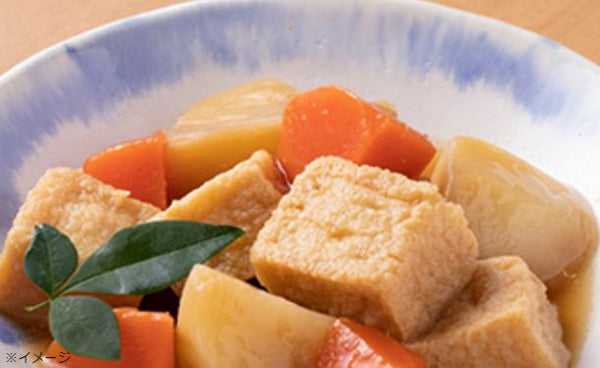 「じゃがいもと厚揚げの甘辛煮」