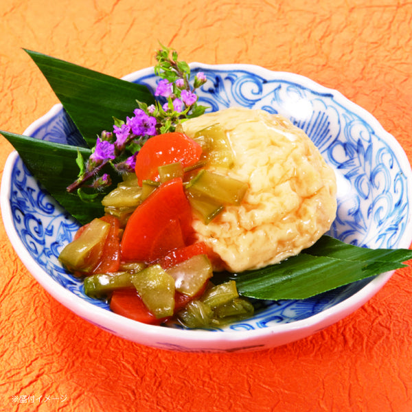 「ふんわり玉子の野菜あんかけ」