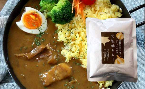 「元気豚 レトルトカレー」