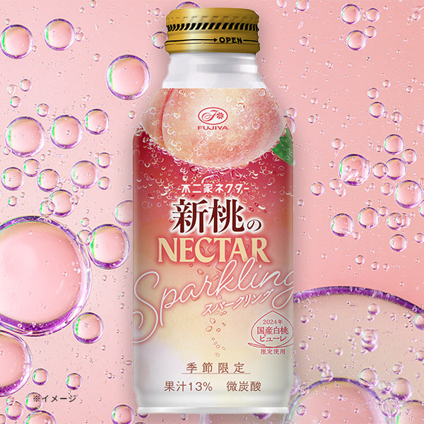 「不二家 新桃のネクター スパークリング」