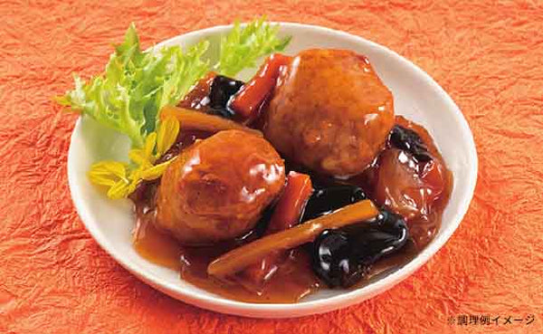 「肉団子の甘酢あんかけ」