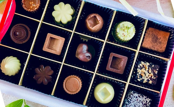 「白砂糖不使用チョコ 15個詰合せセット」