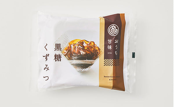 おうち甘味「くずみつ（黒糖・抹茶）」