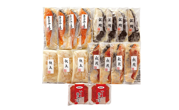 「小樽吟醸酒粕造りといくら醤油漬け」（SL-535）
