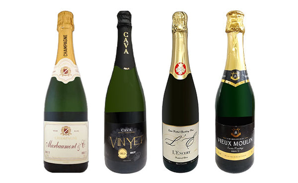 「シャンパーニュ・カバ・プロセッコ入り！欧州豪華スパークリングワインセット」