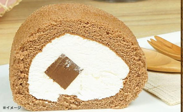 「みるくクリームの生チョコロールケーキ」