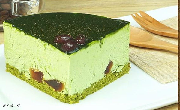 「八女抹茶の 抹茶ケーキ 黒糖わらび餅入り 5号」