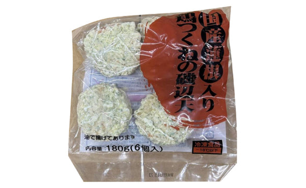 全農「国産蓮根入り鶏つくねの磯辺天（6個入）」