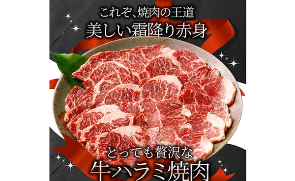 「贅沢赤身の牛ハラミ焼肉」