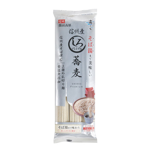 はくばく「信州産そば湯までおいしい蕎麦 しろ」