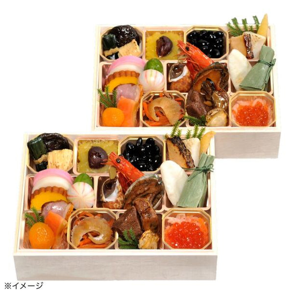 2025おせち「おせち料理 個食二段重」