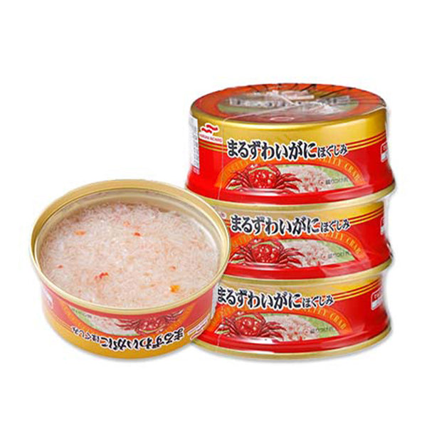 マルハニチロ「まるずわいがに水煮ほぐしみ（55g×3缶）」