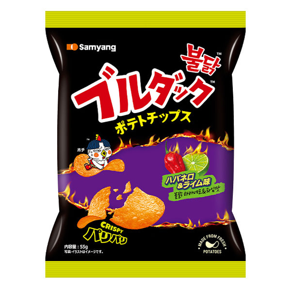 ブルダック「ポテトチップスハバネロライム味」
